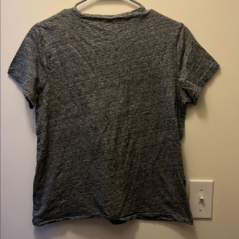 Madewell Heathered Charcoal Crewneck Tee size Large - Picture 5 of 7